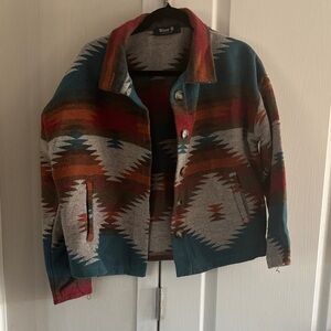 Women's Multicolor Patterned Jacket